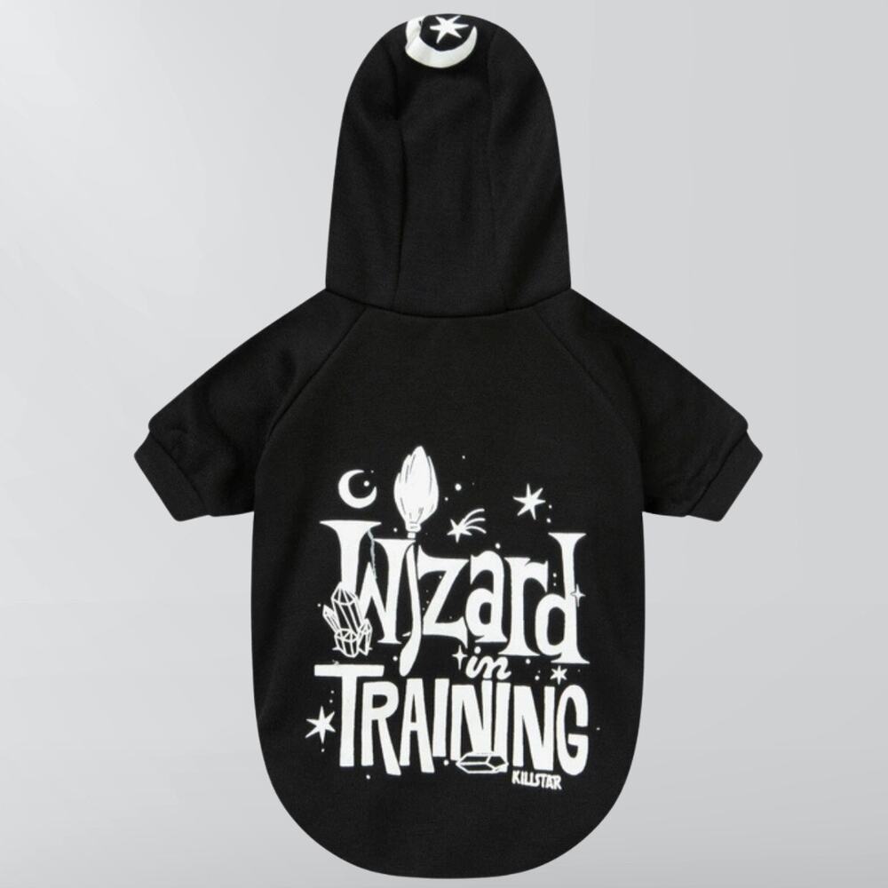 NWT Killstar Wizard In Training Black Pet Hoodie